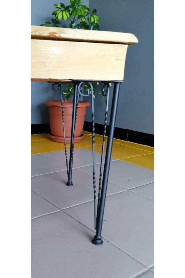 Irmak Ayak 72 Cm Siyah Dekoratif Masa Ayağı (1 ADET FİYATIDIR)