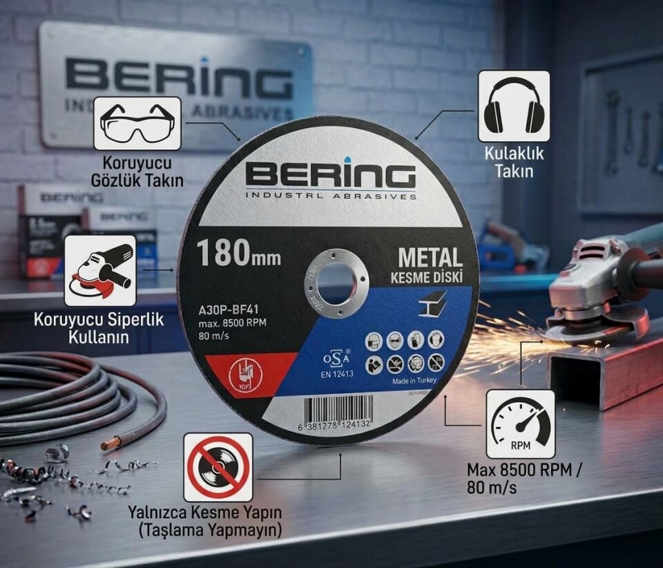 180x2,5x22,23 BERİNG METAL DİSK