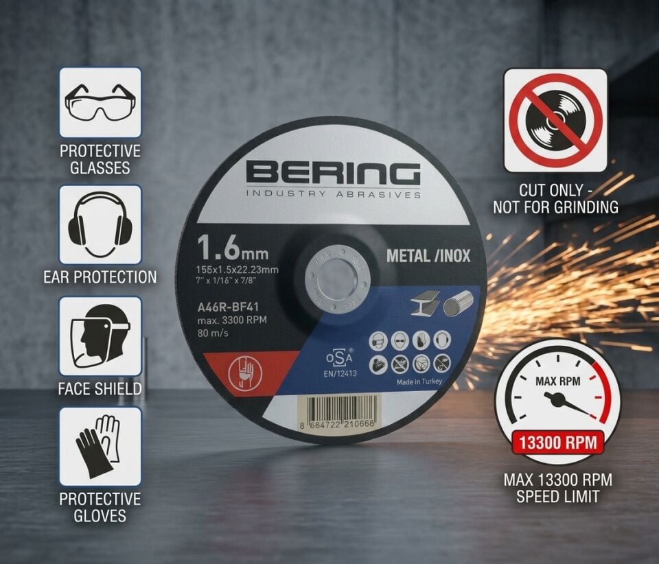 115x2,5x22,23 BERİNG METAL DİSK