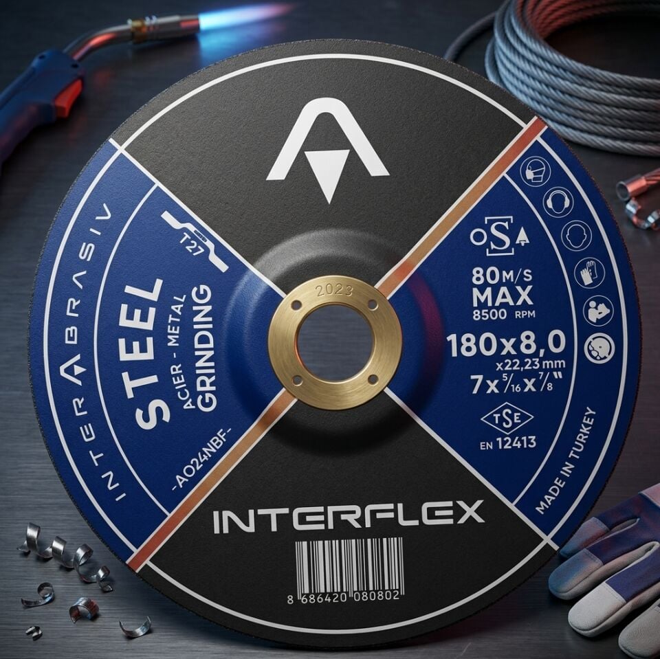 180x8,0x22,23 INTERFLEX METAL DİSK